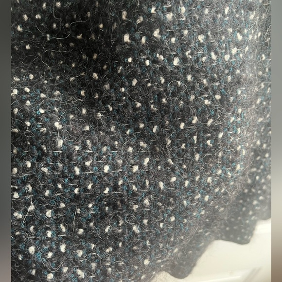 NEW Nina Ricci Black Flared Skirt Tweed Career Wear Party Cocktail Mini Skirt XS - Picture 10 of 10